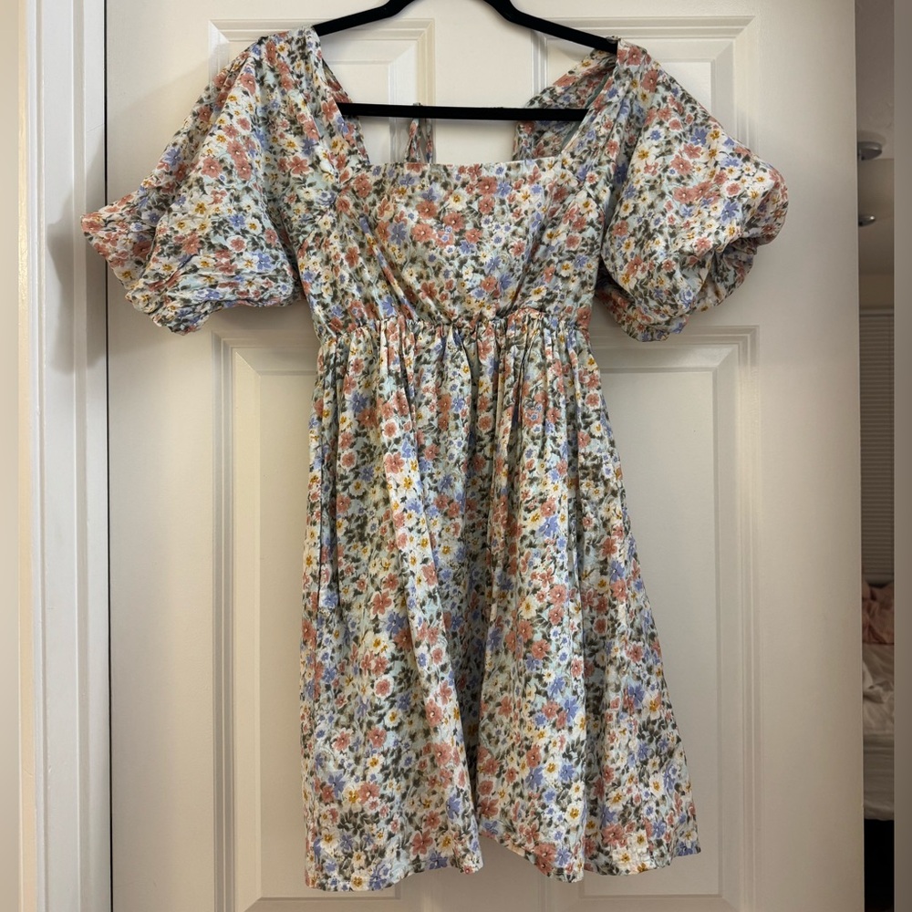 💐MABLE FLORAL MINI DRESS💐 - Picture 4 of 7